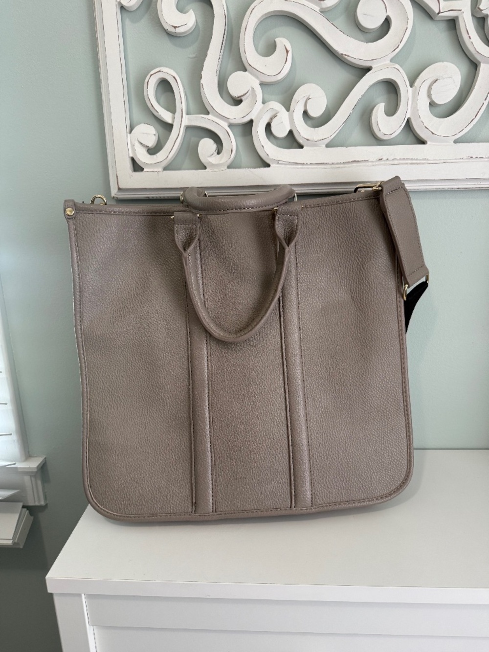 Grey Steve Madden Work Bag